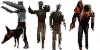 Раздел в котором представлены монстры игры Resident Evil - Half Life MOD
